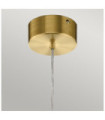 Kichler pendant light Iron, acrylic with zirconia chip, aluminum Champagne gold
