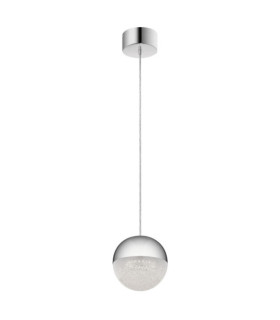 Kichler Pendelleuchte Eisen, Acryl mit Zirkonia-Chip, Aluminium Poliertes Chrom