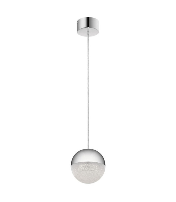 Kichler pendant light Iron, acrylic with zirconia chip, aluminum Polished chrome