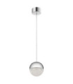 Kichler pendant light Iron, acrylic with zirconia chip, aluminum Polished chrome