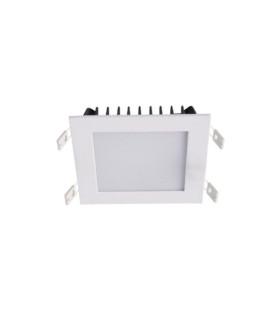 Downlight empotrable Gobby Aluminio Blanco