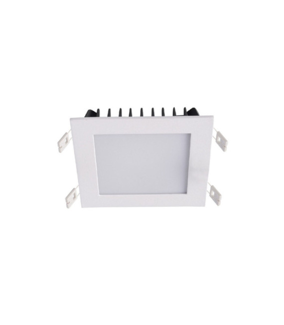 Downlight empotrable Gobby Aluminio Blanco