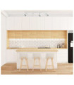 Barre de spots Aveiro Acier,Aluminium Blanc