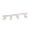 Helvia spotlight bar Plastic, steel, aluminum White