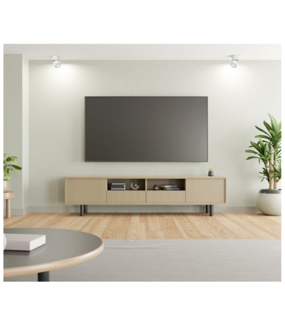 Herios Ceiling Light Aluminum White, Black