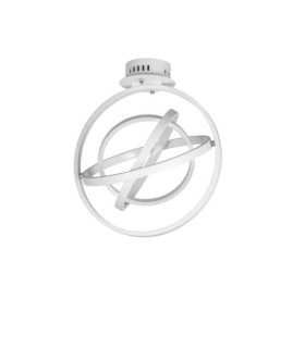Tryton pendant light Metal alloy, aluminum White