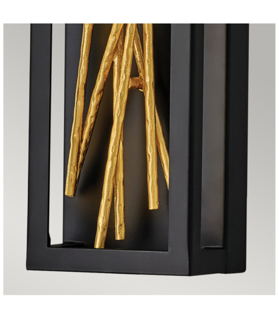 Hinkley LED wall light Steel Black and gold gold