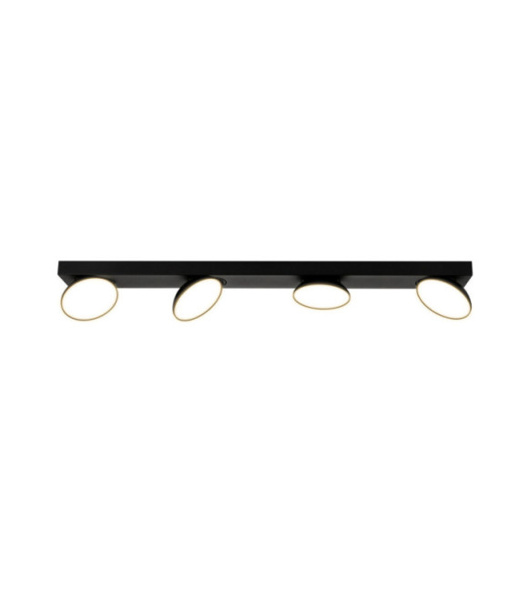 Strahlerleiste Castelio Kunststoff, Stahl, Aluminium Schwarz