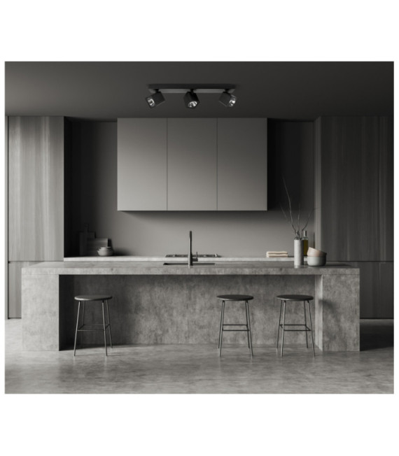Aveiro spotlight bar Steel, Aluminum Black