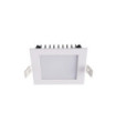 Downlight encastré Gobby Aluminium Blanc