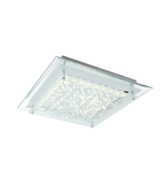 Plafonnier Penate Verre,alliage métallique Chrome