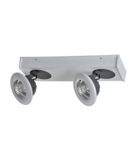 Spot Catalina Aluminium Blanc, Gris