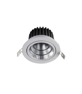 Downlight da incasso West in alluminio bianco