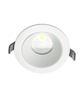 Downlight encastré Rezzo Aluminium Blanc