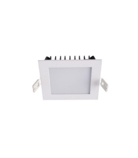Downlight empotrable Gobby Aluminio Blanco