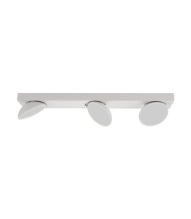 Castelio spotlight bar Plastic, steel, aluminum White