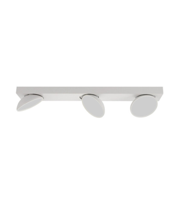 Strahlerleiste Castelio Kunststoff, Stahl, Aluminium Weiß