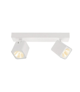 Foco Aveiro Acero, Aluminio Blanco