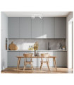 Spot Aveiro Acier,Aluminium Blanc