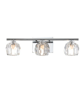 Applique murale Quoizel Acier,verre cristal K9 Chrome poli
