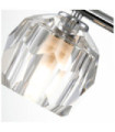Quoizel wall light Steel, K9 crystal glass Polished chrome