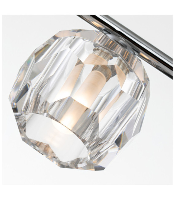 Quoizel Wandleuchte Stahl, K9-Kristallglas Poliertes Chrom