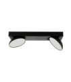 Spot Castelio Plastique,acier,aluminium Noir