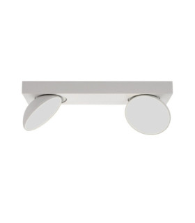 Strahler Castelio Kunststoff, Stahl, Aluminium Weiß