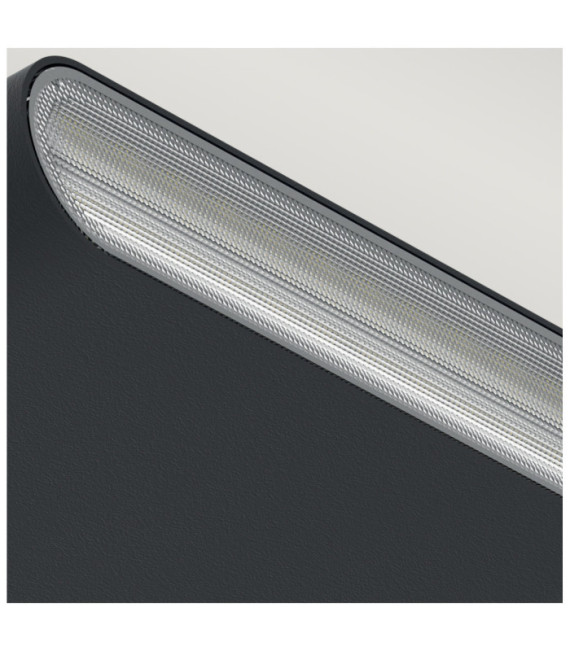 Jens exterior wall light Polycarbonate lens, die-cast aluminum Black