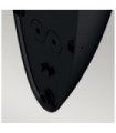 Vendela exterior wall light Polycarbonate lens, die-cast aluminum Black