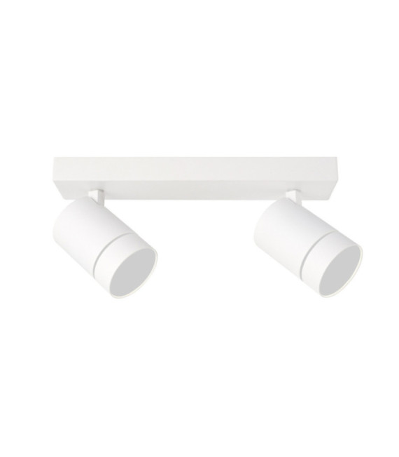 Spot Selma Steel, White Aluminum