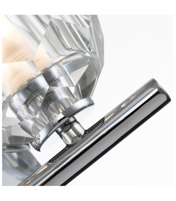 Applique murale Quoizel Acier,verre cristal K9 Chrome poli