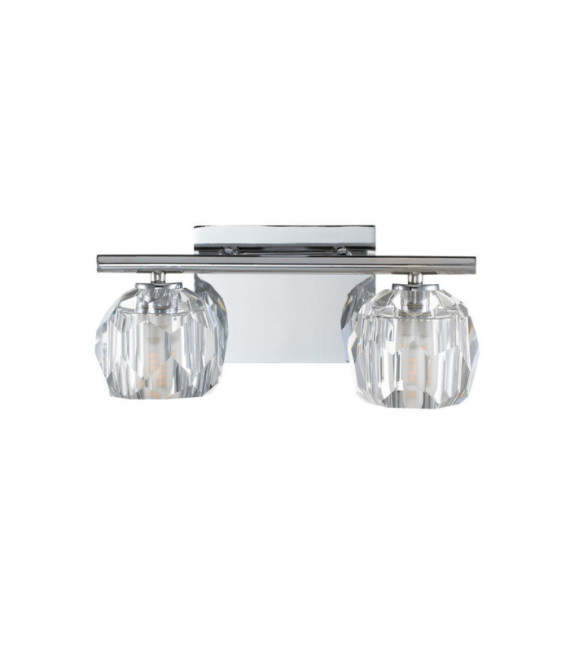 Applique murale Quoizel Acier,verre cristal K9 Chrome poli