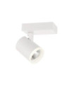 Spot Helvia Plastique,acier,aluminium Blanc