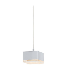 LED pendant light Seth Acrylic, Chrome metal alloy