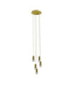 Mentin pendant light Metal alloy Brushed brass