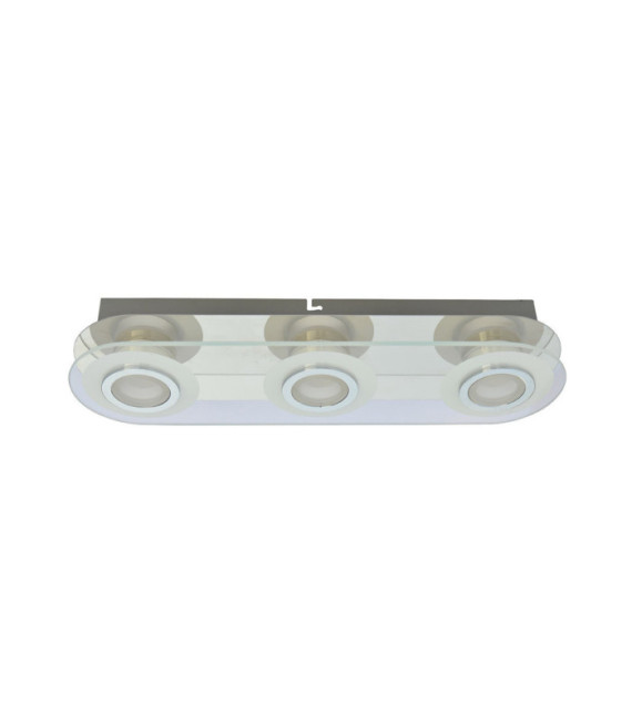 Barre de spots Flavio Alliage métallique Chrome