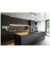 Barre de spots Flavio Alliage métallique Chrome