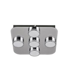 Plafonnier Marcel Alliage métallique Chrome