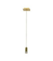 Mentin pendant light Metal alloy Brushed brass