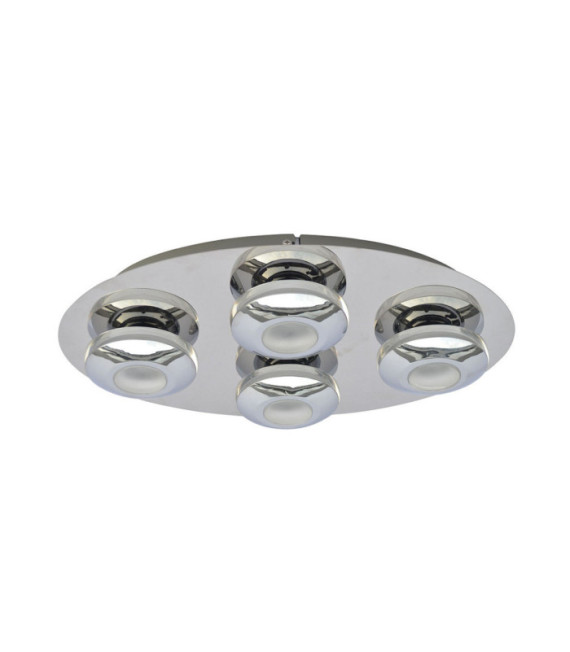 Calvin ceiling light Metal alloy Chrome