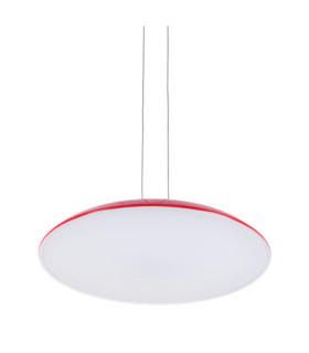 Visco LED pendant light Metal alloy Red