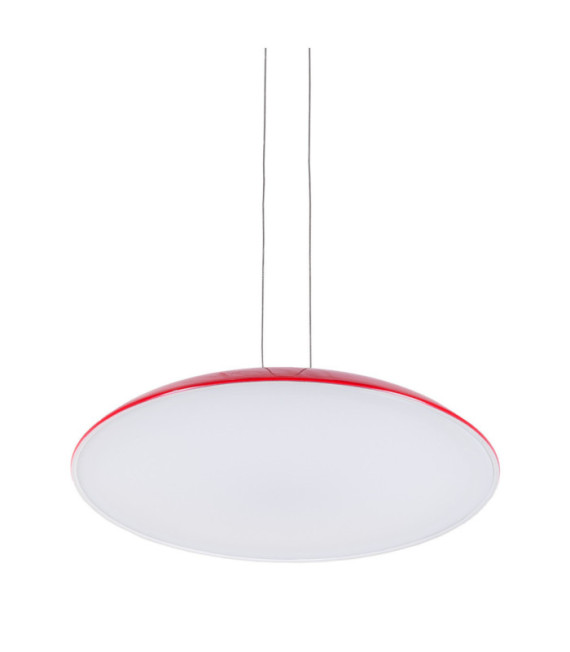 Visco LED pendant light Metal alloy Red