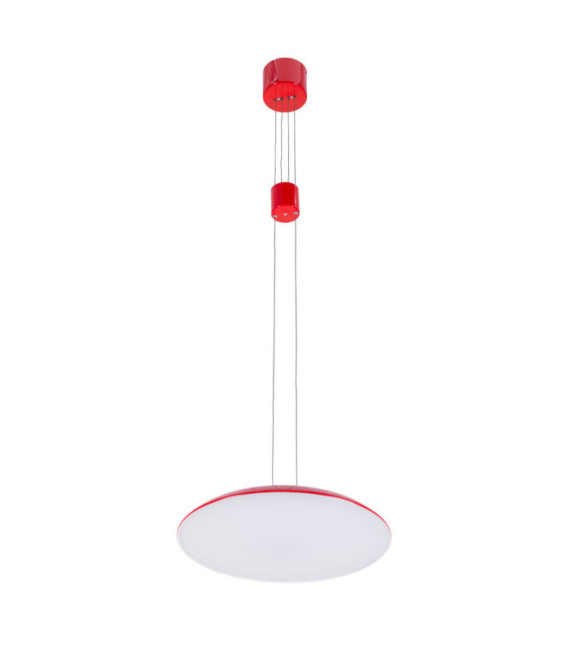 Visco Lámpara colgante LED Aleación de metal Rojo