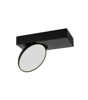 Spot Castelio Plastique,acier,aluminium Noir