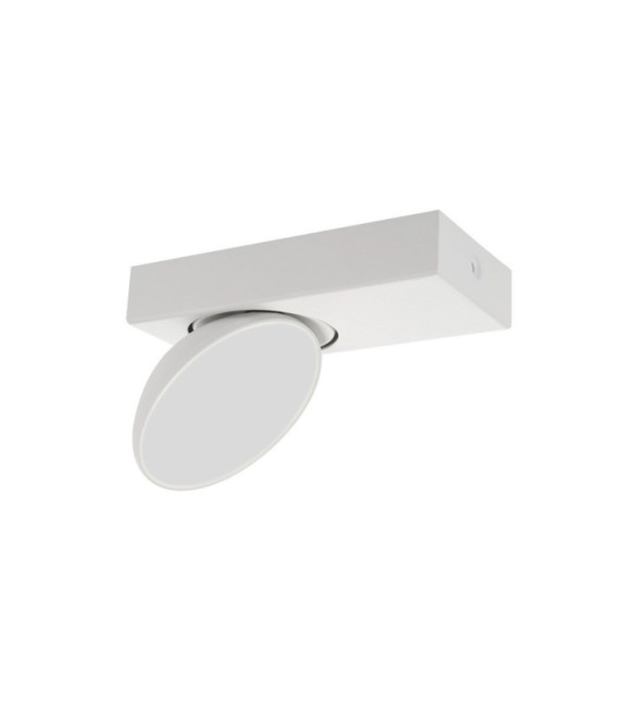 Strahler Castelio Kunststoff, Stahl, Aluminium Weiß