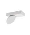 Spotlight Castelio Plastic, steel, aluminum White