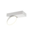 Spot Castelio Plastique,acier,aluminium Blanc