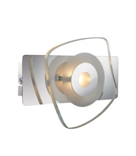 Applique murale LED Bill Alliage métallique Chrome