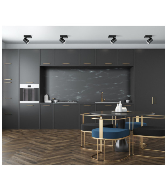 Spot Selma Steel, Aluminum Black